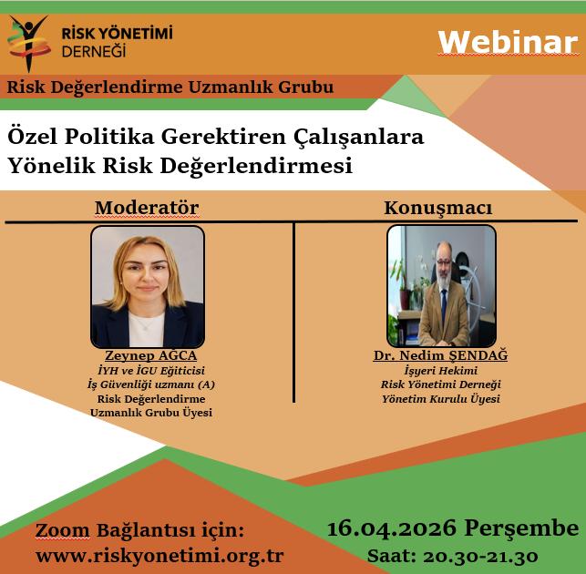 Riskyön Risk Değerlendirme UG Webinarı