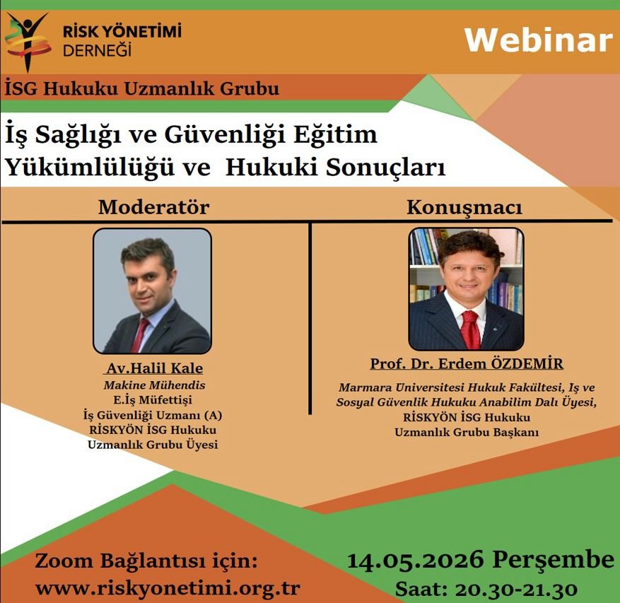 Risk Yönetimi Derneği Webinarları